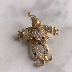 Clown brooch